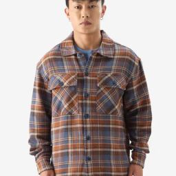 The Souled Store Multicolor Regular Fit Check Shacket-18