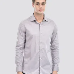 IZOD Grey Slim Fit Shirt-picture-46