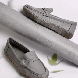 Jove Women's Grey Casual Loafers-image-30