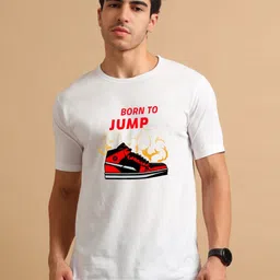 Enciger Men Printed Applique T-shirt-image-55