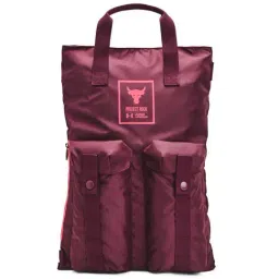 UNDER ARMOUR Project Rock Gym Red Polyester Solid Convertible Backpack-picture-0