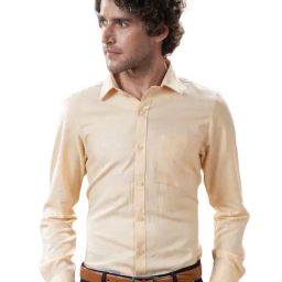 Turtle Pink Cotton Slim Fit Shirt-image-7