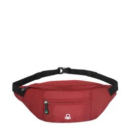 United Colors of Benetton Augustus Wine Solid Waist Pouch-17