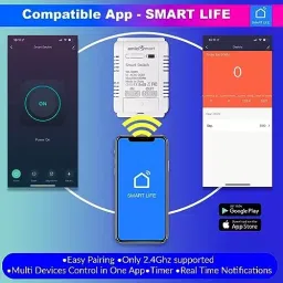 amiciSmart WIFI Switch 20 Amp 4400 W Smart Timer Switch Compatible with Alexa, Google Assistance, 1xWIFI-MINI-20A image 3