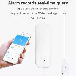 amiciSmart WiFi Water Leak Alarm Smart App Controlled Overflow Sensor Battery Powered Water Leakage Detector 2xAAA, 1xWIFI-WTR-SEN-N image 3