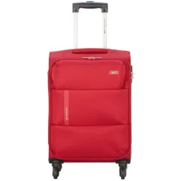 VIP Widget Red Solid Soft Small Trolley Bag - 27.5 cm-0