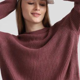 Only Brown Regular Fit Pullover-image-10