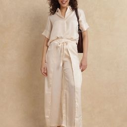 RAREISM Women Tailored Slim Fit High-Rise Trousers-image-19