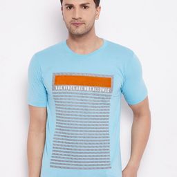 LYCOS Men Printed Applique T-shirt-image-36