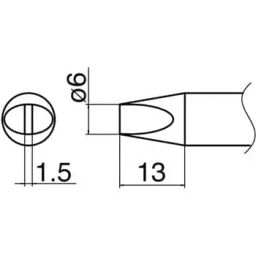 HAKKO 6D type Tip 6D Type 21274496 - Made In Japan-12