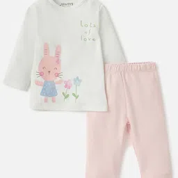 Juniors by Babyshop Boys Printed Long Sleeves Pure Cotton T-shirt With Pyjamas-image-2
