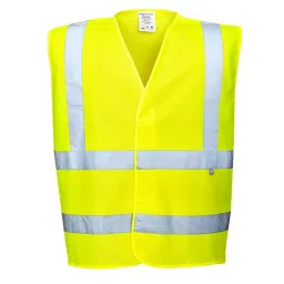 RS PRO Yellow Anti-Static Flame Retardant Hi Vis Vest, 1417784-image-88