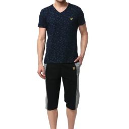 Vimal Jonney Multi Cotton Regular Fit Printed Nightwear Set-image-49