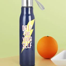 Living Scapes by Pantaloons Blue Stainless Steel Water Bottles (0.75 L)-image-95