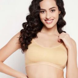 Clovia Beige Cotton Nursing Bra-image-56