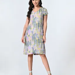 ALL WAYS YOU Women Abstract Printed Sheath Dress-picture-17