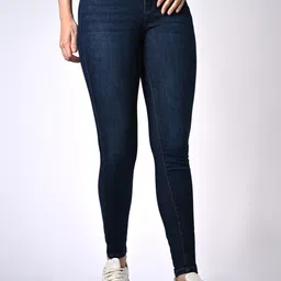Kraus Jeans Women Cotton Mid-Rise High-Rise Light Fade Jeans-image-41