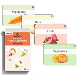 Curious Cub Montessori Flash Cards Food Flash Card-16