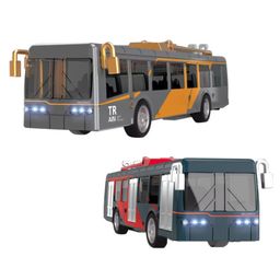 YAMAMA Alloy Metal Die-cast Bus Toys For Kids With Openable Doors, Lights And Music Pull Back Powered Bus Toys (Pack of 1 Color May Vary)-image-9