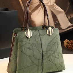 SYGA Women Elegant Embossed Shell Handbag Stylish Shoulder Purse for Everyday Chic(Green)-picture-16