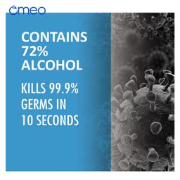 Omeo Alcohol Based Instant Hand Rub Sanitizer 100ml - Pack of 3 image 2