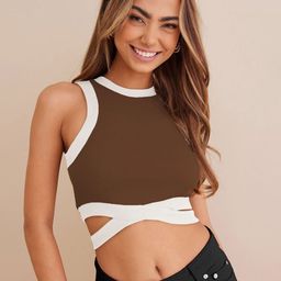 SZN Cotton Crepe Crop Top-image-62
