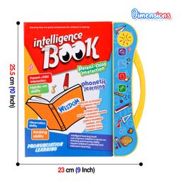 Fiddlerz Musical Learning Study Book with Numbers, Letters, Animals, Relationships, Poems, Instruments Educational Toys Phonetic E-Learning Notebook for 3 + Year Kids image 3