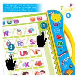 Fiddlerz Musical Learning Study Book with Numbers, Letters, Animals, Relationships, Poems, Instruments Educational Toys Phonetic E-Learning Notebook for 3 + Year Kids image 4