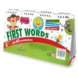 hellofriend books Hello Friend Books First Words Fun Activity Calendar: Mix and Match Flip Chart with Over 60 Different Combinations Interactive Activity for Kids- English image 5