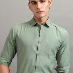 HIGHLANDER Men Slim Fit Opaque Casual Shirt-image-27