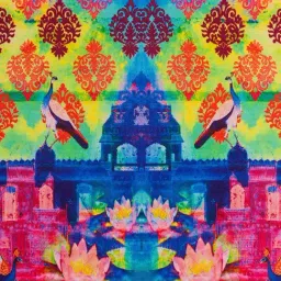 SEJ by Nisha Gupta Multicolor Table Runner - Set of 1 image 3