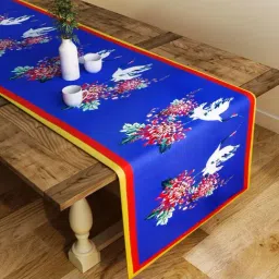 SEJ by Nisha Gupta Blue Table Runner - Set of 1-45