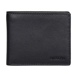 SASSORA Pablo Black Medium Leather Bi-Fold Wallet for Men-14