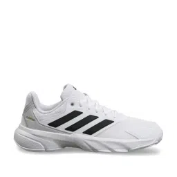 Adidas Men's CourtJam Control 3 White Tennis Shoes-image-6