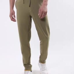 Iconic Men Solid Regular Fit Cotton Track Pants-image-93