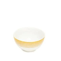 Home4U Color Bordered Gold Ceramic Aura Bowl (250 ml) image 3