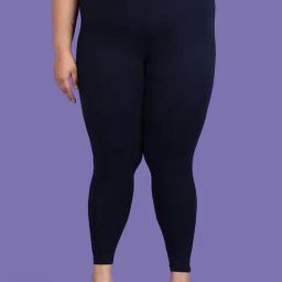 Twinbirds Navy Skinny Leggings-image-22