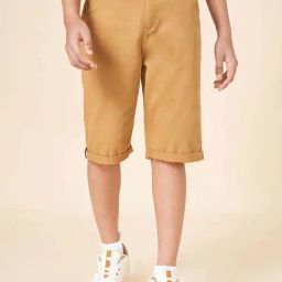 Coolsters by Pantaloons Boys Fall Leaf Cotton Solid Shorts-picture-25