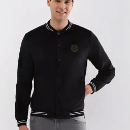 Allen Solly Black Regular Fit Printed Sweatshirt-42