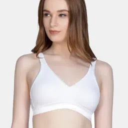 Amante White Non Wired Non Padded Everyday Bra-image-86