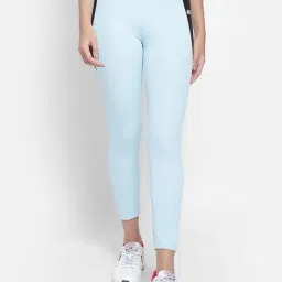 Clovia Blue Regular Fit Tights-picture-12