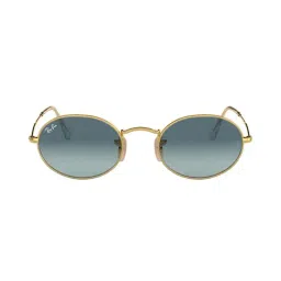 Ray-Ban 0RB3547 Powder Blue Icons Oval Sunglasses - 54 mm-40