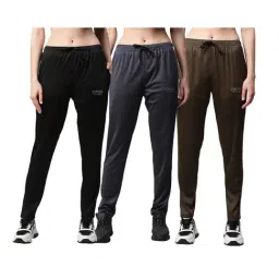 Vimal Jonney Multicolor Logo Trackpants (Pack of 3)-picture-32