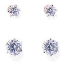 Forever New Jess Rose Gold Stud Earrings - Set of 2-image-20