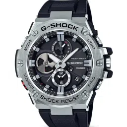 Casio G-Shock GST-B100-1ADR Metal Ip Black Analog Dial Black Resin Strap Men's Watch G789-56