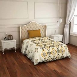 Welspun Yellow Microfibre Single Quilt-image-25