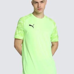 Puma Teamsport Fast Yellow Regular Fit Printed Sports T-Shirt-image-75