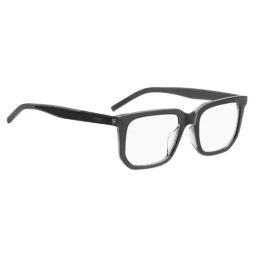 Hugo Grey Rectangular Optical Frames for Men image 2