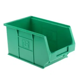 RS PRO PP Storage Bin, 130mm x 150mm, Green Model No 4844040 (Bag of 5 Piece)-image-80