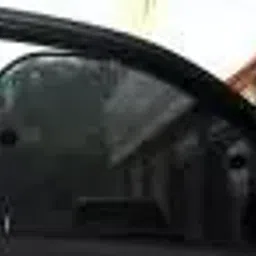Auto Pearl Side Window Universal Sun Shade Cover for Car (Black) image 2